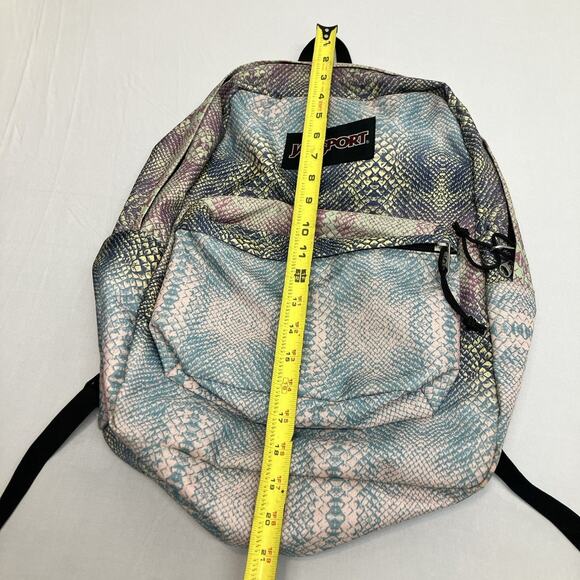 ashbury backpack jansport JanSport Metallic Iridescent Snake Skin Print Ashbury Backpack